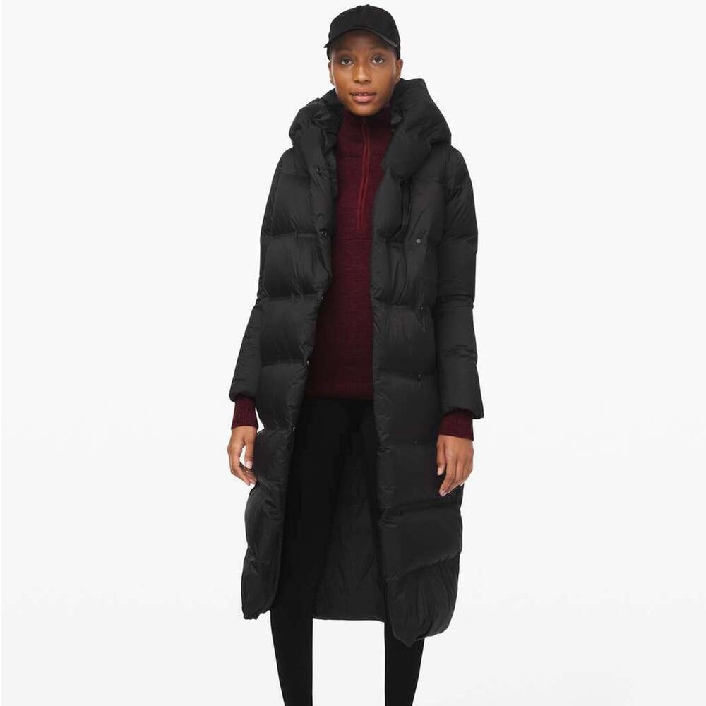 Lululemon Cloudscape Wrap Coat, size 4